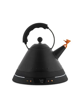 ALESSI | Hervidor de agua eléctrico 1,5 l Michael Graves acero inoxidable negro | 